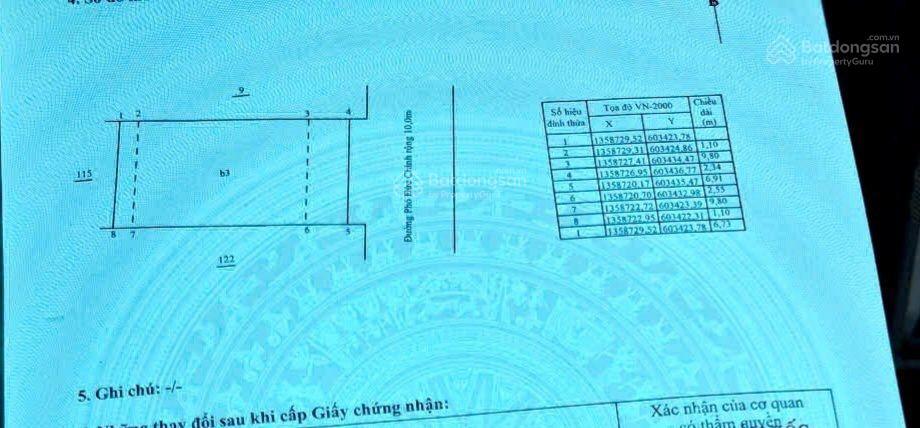 Bán nhà 3 tầng gần biển. 91m2 ngang 6,9m giá 12,9 tỷ. đường phó đức chính. vĩnh hòa. bắc nha trang