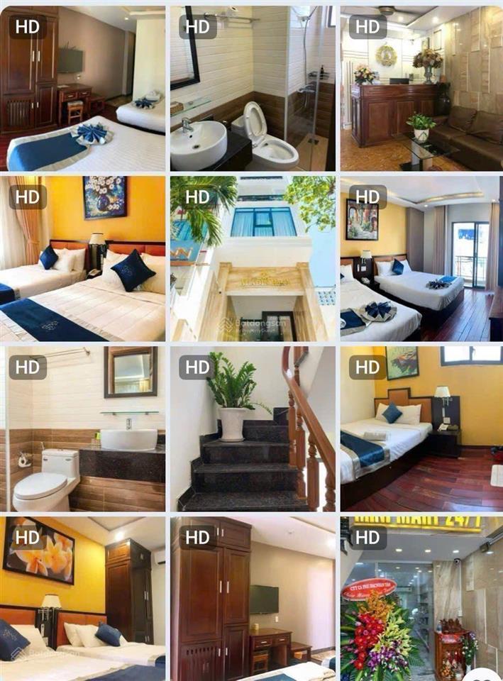 Bán khách sạn 7 tầng 91,3m2 chỉ 26 tỷ. 2 mặt đường quân trấn. khu phố tây. trung tâm nha trang