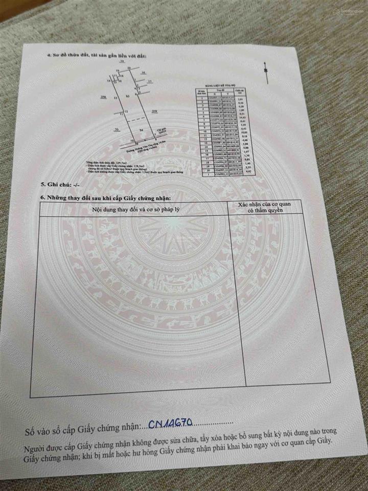 Bán nhà 3 tầng 128m2 ngang 5,6m giá 20 tỷ. mặt đường hoàng văn thụ gần ngã 4 giao lê thành phương