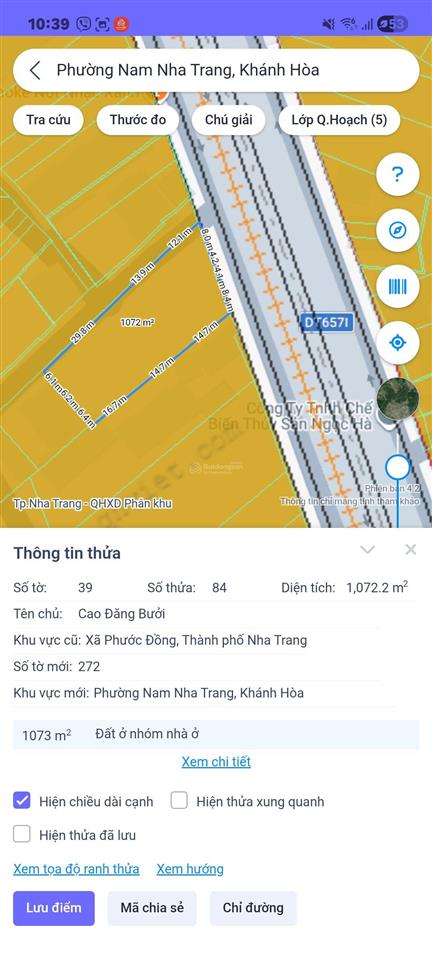 Bán 1072,2m2 góc 2 mặt đường nguyễn tất thành chỉ 19,5 tỷ, phước đồng nha trang. có 700m2 đất ở