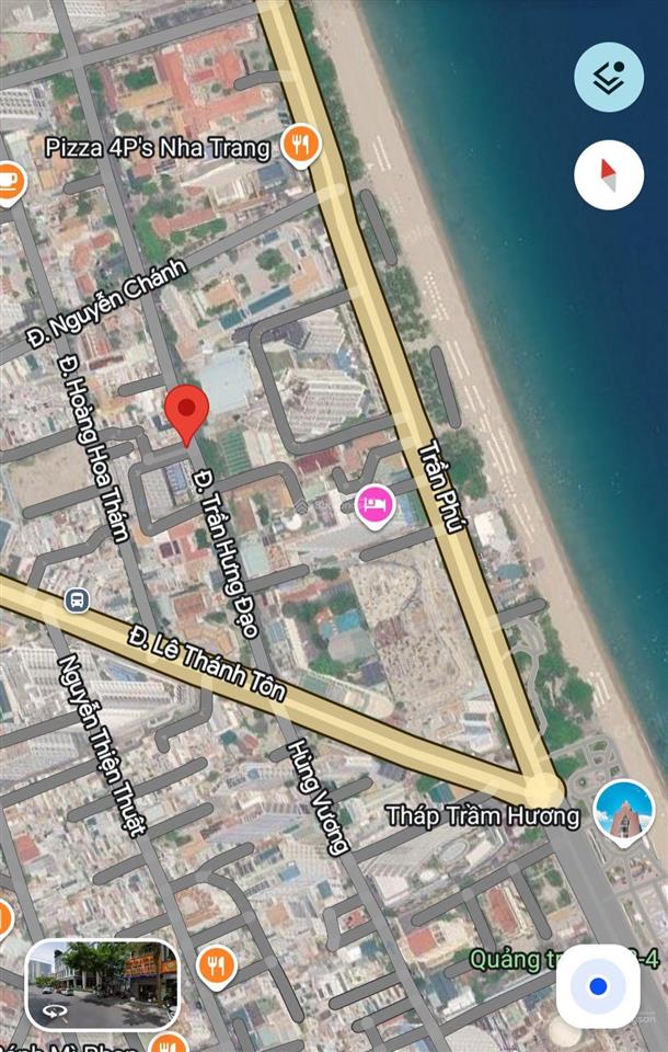Bán nhà 4 tầng 58,7m2 giá 22 tỷ. góc 2 mặt đường trầng hưng đạo, trung tâm tp nha trang, gần biển