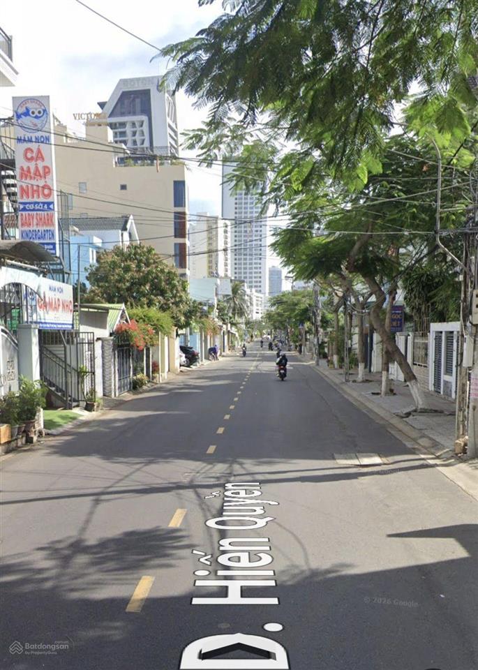 Bán đất. nhà 1 trệt 1 lầu gần biển 165m2 ngang 6,95m giá 18 tỷ. mặt tiền đường dương hiến quyền