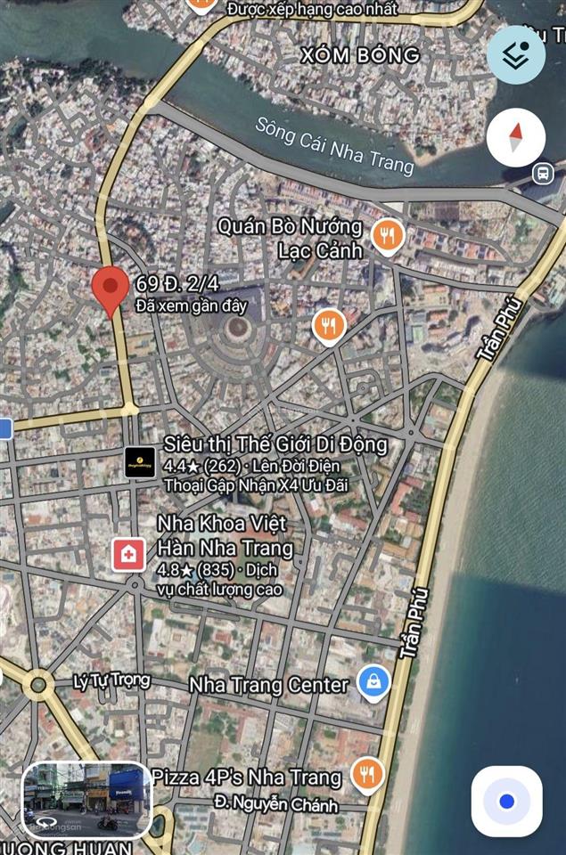 Bán nhà 4 tầng kinh doanh mặt tiền đường 2/4 phường nha trang. 147,3m2 giá 27 tỷ.