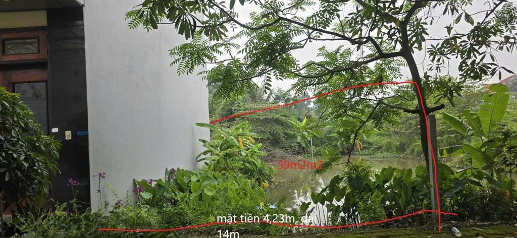 Bán 59,2m2, đất phân lô đồng ông, xã đan phương, hn.