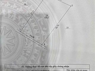 Bán thửa ruộng xã đan phượng (thượng mỗ) gần đường đôi kênh mương đan hoài