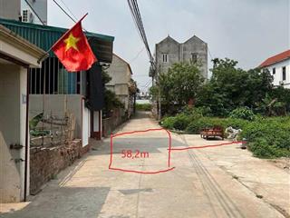 Bán 58,2m2 xã hồng hà, trong lòng vành đai 4, đường 2 ô tô tránh nhau