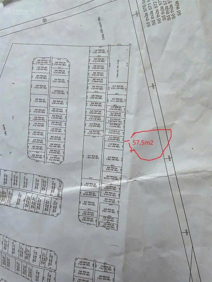 Bán 57,5m2 mặt đường tây thăng long, đồng ông, có sổ đỏ kèm theo