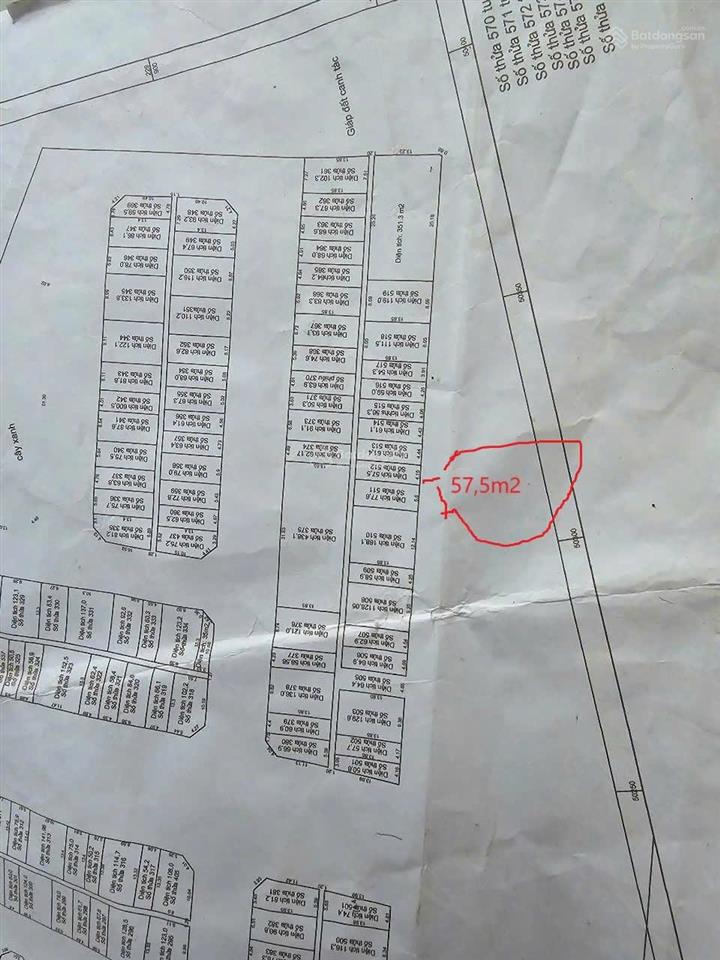 Bán 57,5m2 mặt đường tây thăng long, đồng ông, có sổ đỏ kèm theo