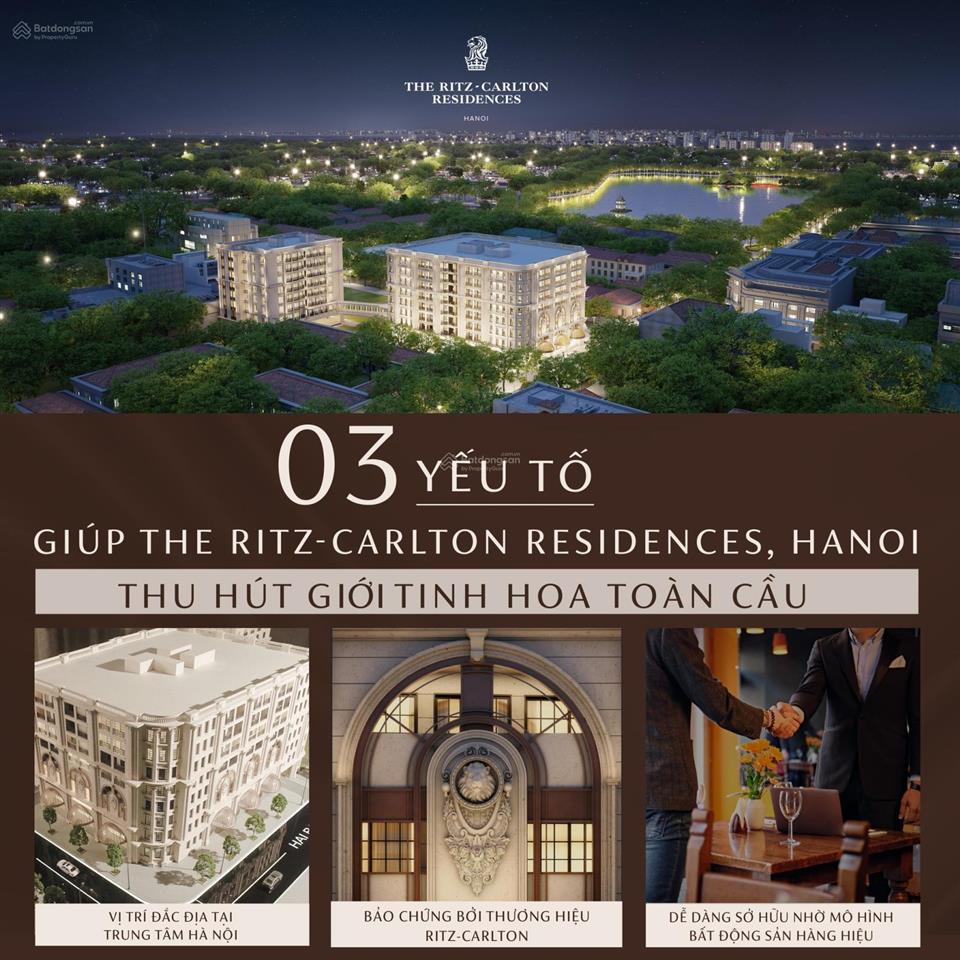 Giá bán căn hộ the ritz carlton hàng bài, hà nội  biểu tượng quý tộc, cập nhật tốt nhất t5/2026