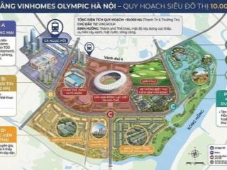 Giá bán shophouse trục chính vinhomes olympic năm 2026