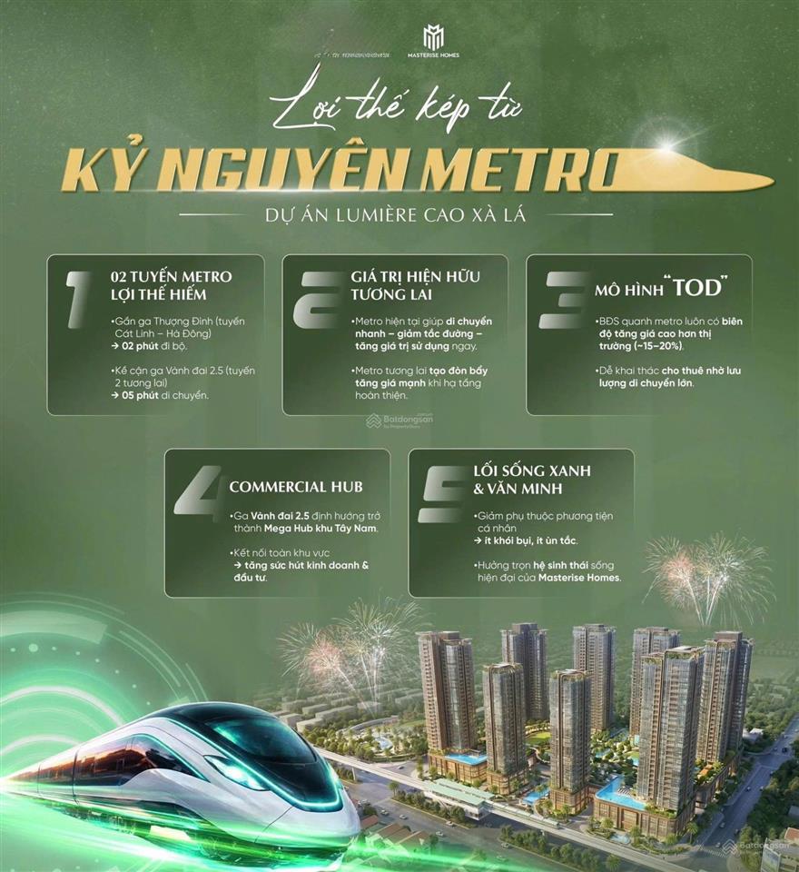 Giá bán căn hộ masterise lumiere nguyễn trãi