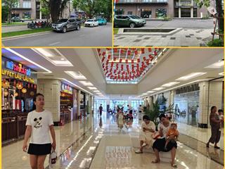 Bán căn shop góc 160m2, 02 tầng, mặt đường mặt sảnh cạnh nhậu tự do tại tòa tt thương mại fzone