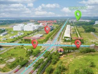 Cần bán căn shophouse trục thông 75m2 đất oasis city chỉ 1,780 tỷ