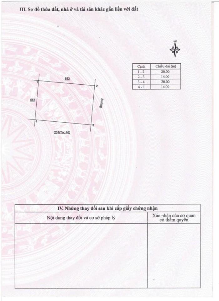 Bán đất nền dự án tại khu đô thị bắc đầm vạc, giá ưu đãi 52 triệu / m2, 280 m2