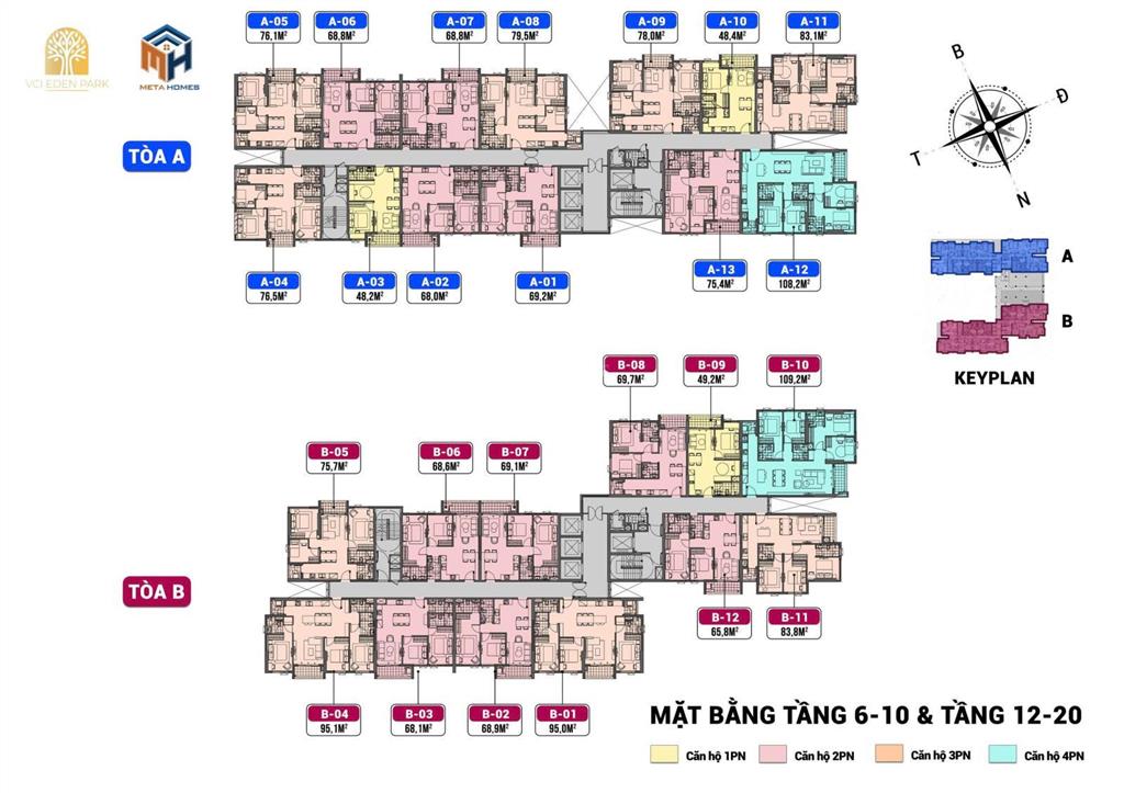 Căn hộ cao cấp vci eden park vĩnh yên (vci green home)