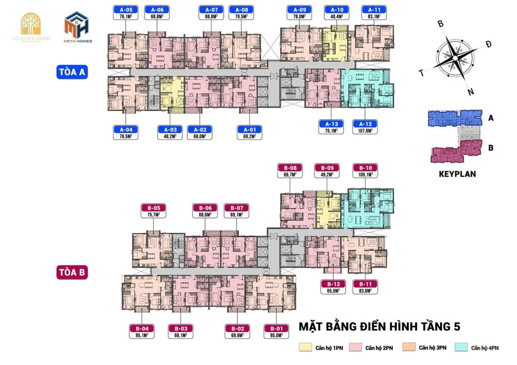 Căn hộ cao cấp vci eden park vĩnh yên (vci green home)