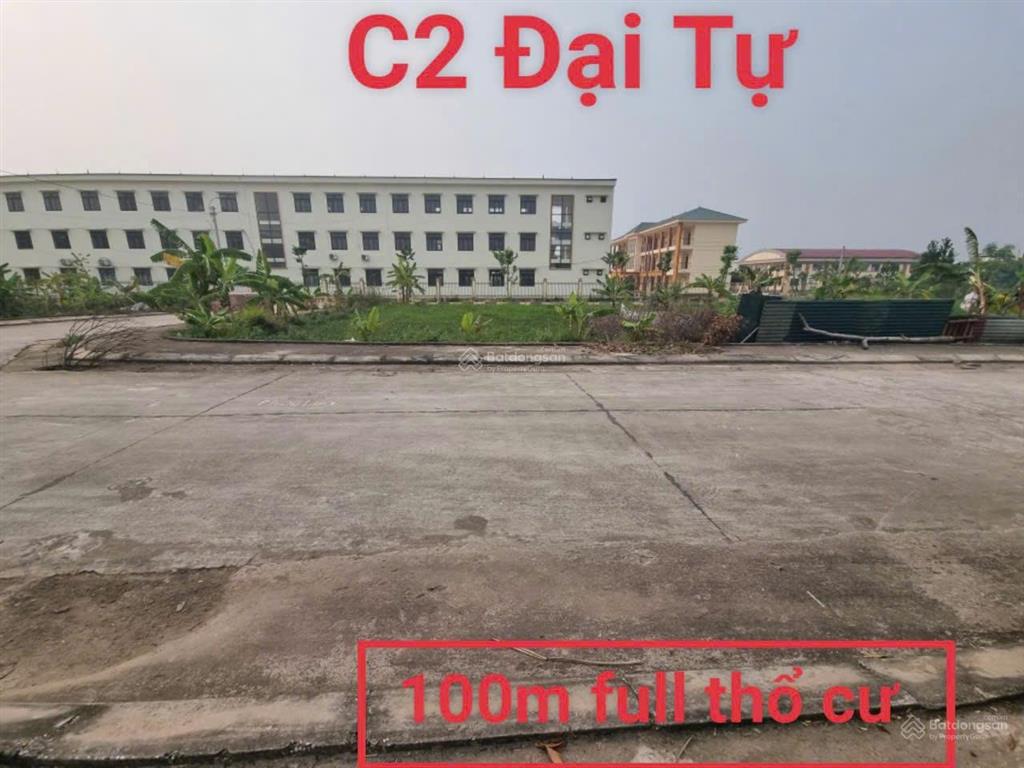 Bán đất tại xã đại tự, huyện yên lạc, vĩnh phúc, giá siêu hời 1,85 tỷ, 106 m2