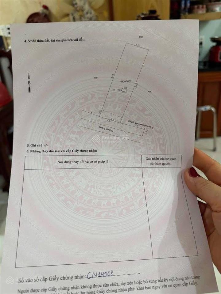 Cần bán đất vị trí kinh doanh tốt sát mặt tiền đường nguyễn trãi và trần nguyên hãn dĩ an