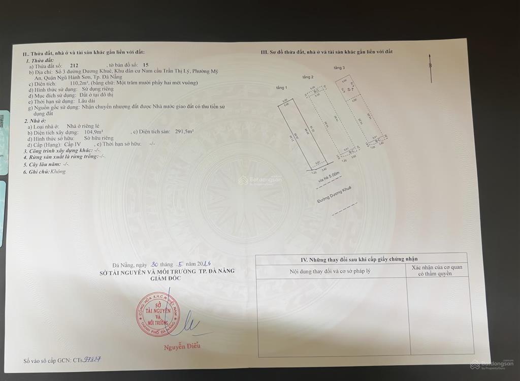 Góc 3 mặt tiền chương dương& dương khuê & đường đi bộ 5m view sông hàn, kinh doanh ngày đêm
