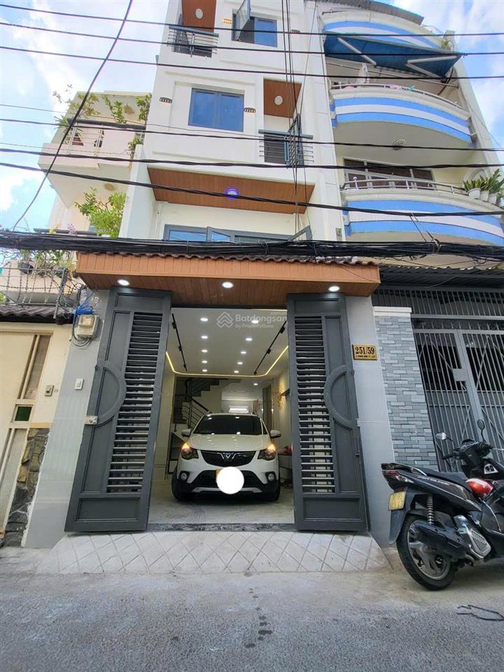 Bán nhà hẻm 6m lê quang địnhnơ trang long, khu cao cấp. dt 4x13m. trệt, 3 lầu, st. giá chỉ 9.6 tỷ