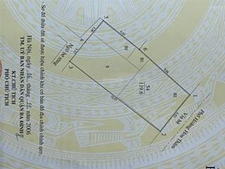 Bán đất mặt đường hoàng hoa thám, 119.6 m2, pháp lý đầy đủ