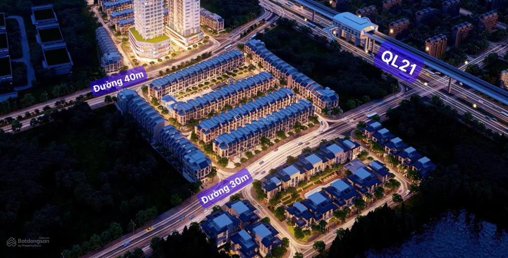 Bán căn góc 3 mặt tiền đường + giá tốt dự án hòa lạc metro city