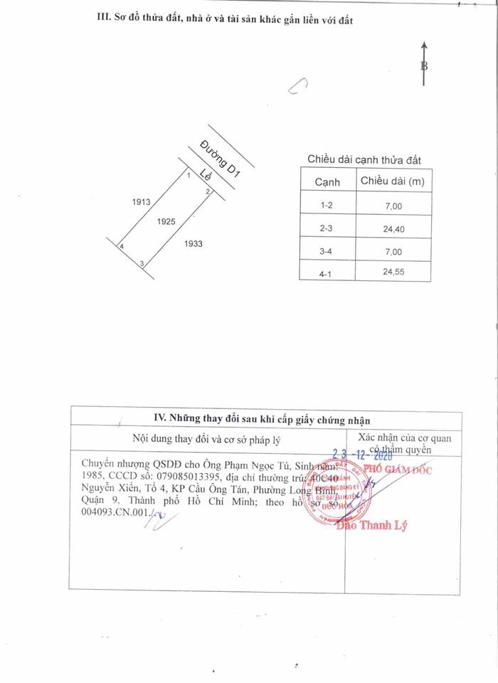 Chính chủ bán lô đất 171.4m2, khu daresco nằm giữa 4 dự án của vinhomes