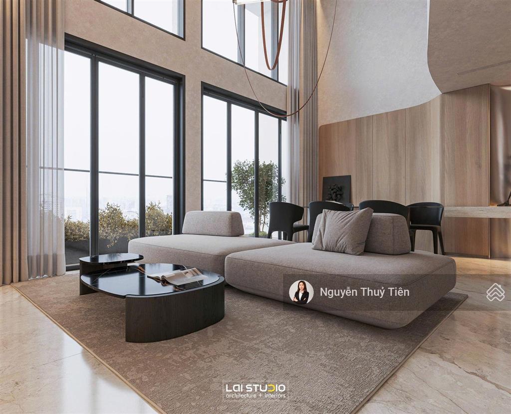 Siêu phẩm cho thuê loft pent the crest 3pn | 160m2 | nội thất thiết kế