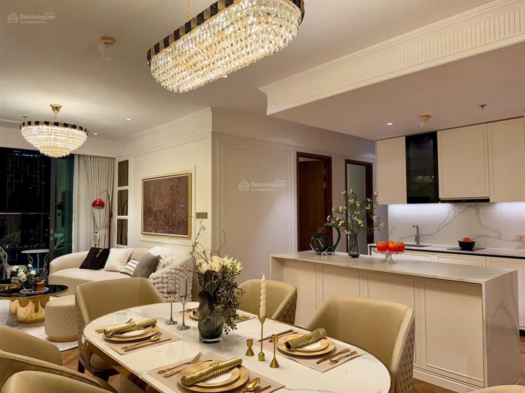 Cho thuê the crest 3pn tầng siêu cao  view sông  nội thất thiết kế