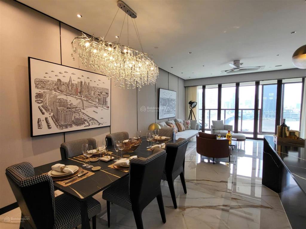 The galleria cho thuê căn hộ 4 phòng ngủ đầy đủ nội thất view trực diện sông