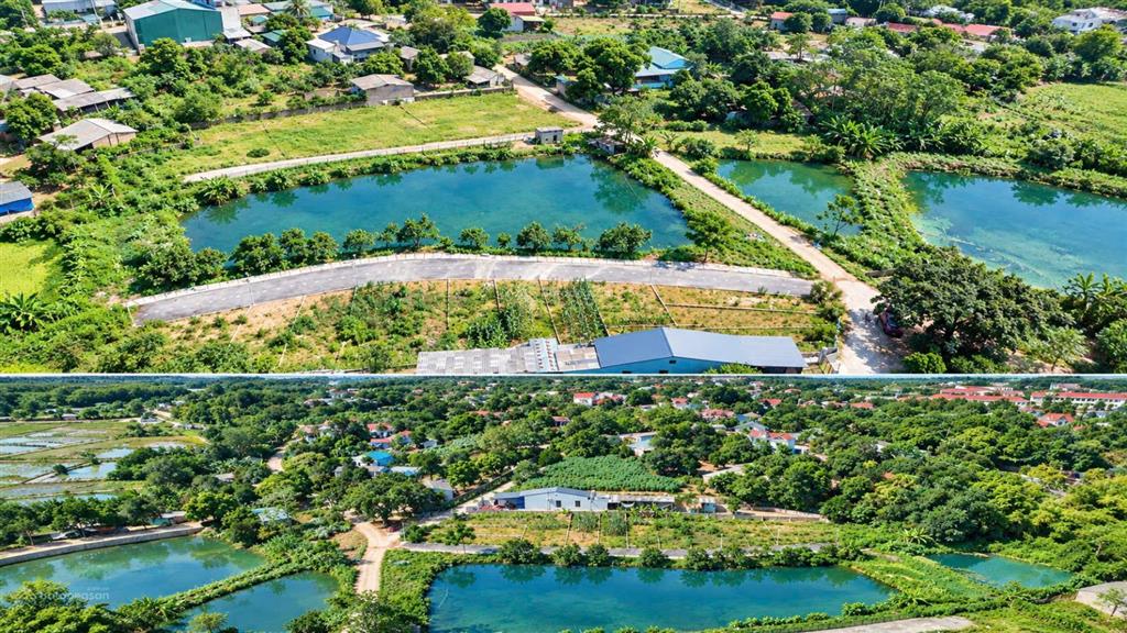 Bán đất 100m² full thổ cư tại cẩm lĩnh, ba vì view hồ sinh thái, gần hồ suối hai, sổ đỏ chính chủ