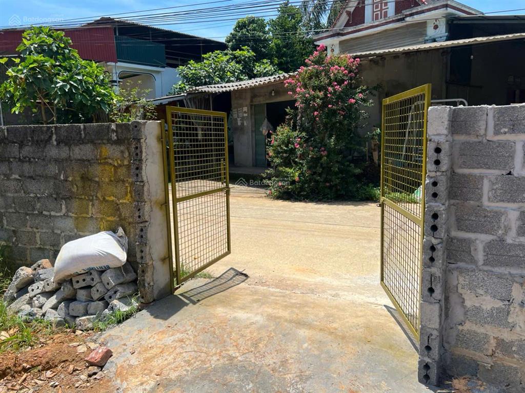 Lô đất 18m mặt đường trục chính gần cổng làng sầm uất, sẵn vườn cây, giếng khoan, điện, tường bao