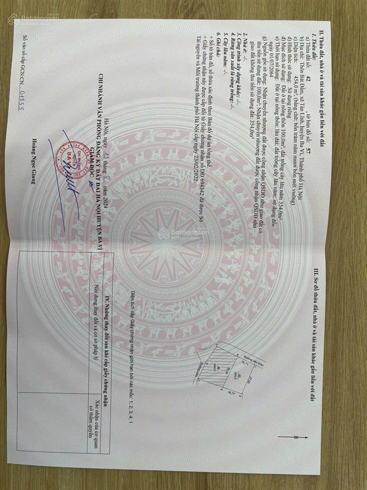 Đất tản lĩnh sẵn nhà cấp 4 gần kdl ao vua, chân núi tản viên, tiện trường, chợ thích hợp nghỉ dưỡng