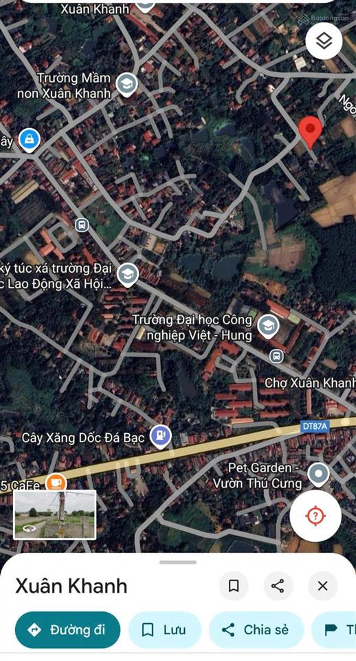 Hàng vip sơn tây sẵn nhà nhỏ, cách đường nhựa xe bus 500m, gần chợ, trường mầm non, trường đại học