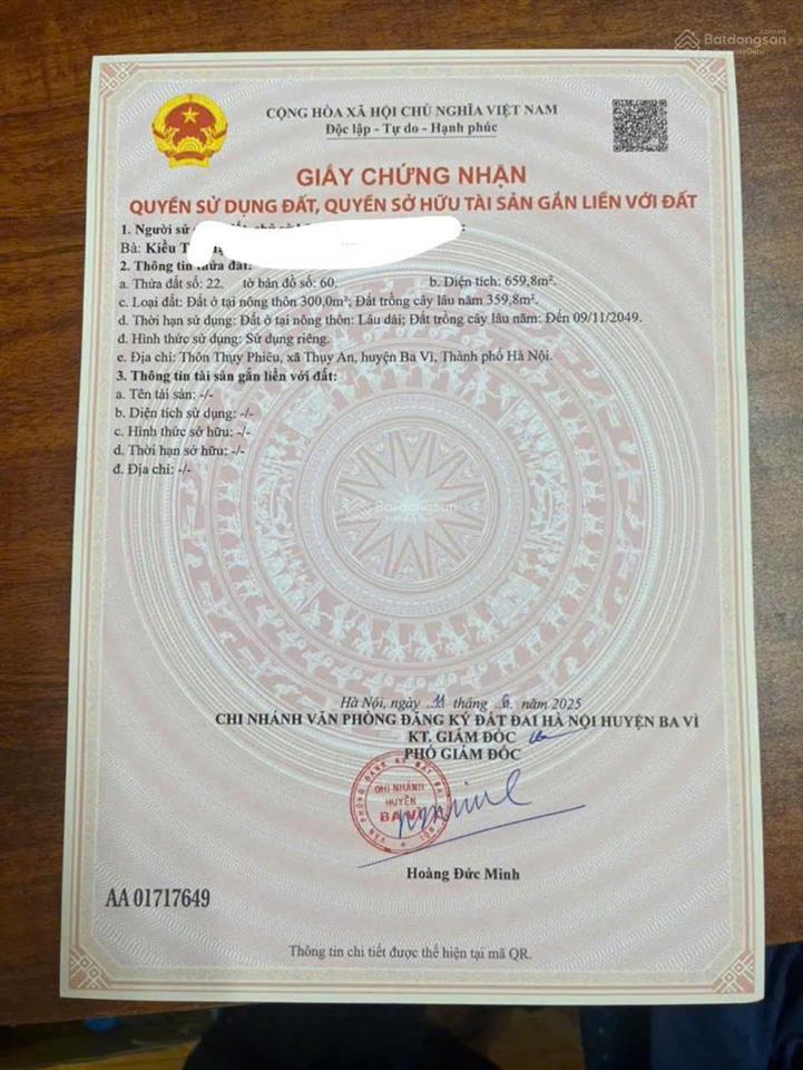 Tuyệt phẩm nghỉ dưỡng view núi xã quảng oai, đường rộng ngõ thông tứ phía, gần quy hoạch đường hcm