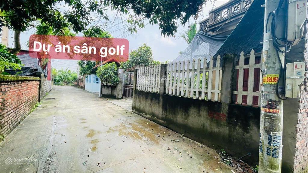 Chỉ nhỉnh 1 tỷ sở hữu lô đất sát dự án tổ hợp đô thị và sân golf trump tại châu ninh, hưng yên