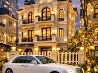 Bán gấp biệt thự song lập khu c hoàn thiện thang máy cực đẹp giá 45 tỷ