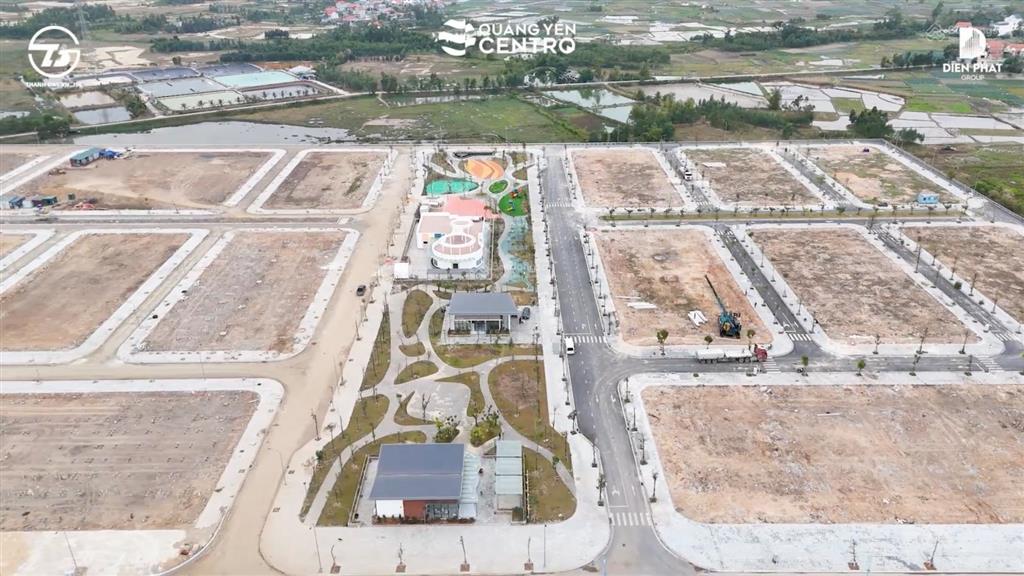 Liền kề view công viên 7,1ha hiếm tại quảng yên mặt đường 20m. giá chỉ 3x triệu/m²