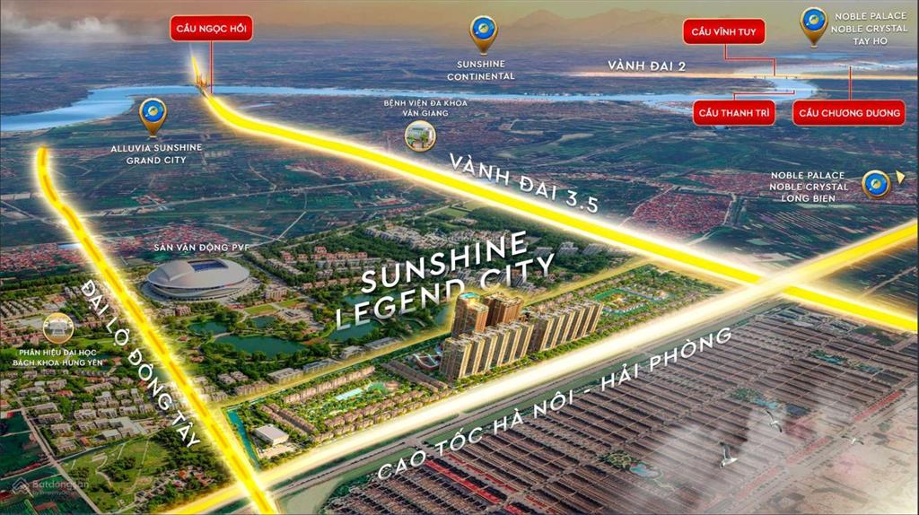 Bán căn góc 2pn tầng cao sunshine legend city, view vinhomes ocean park & sông hàng hiếm trục 03