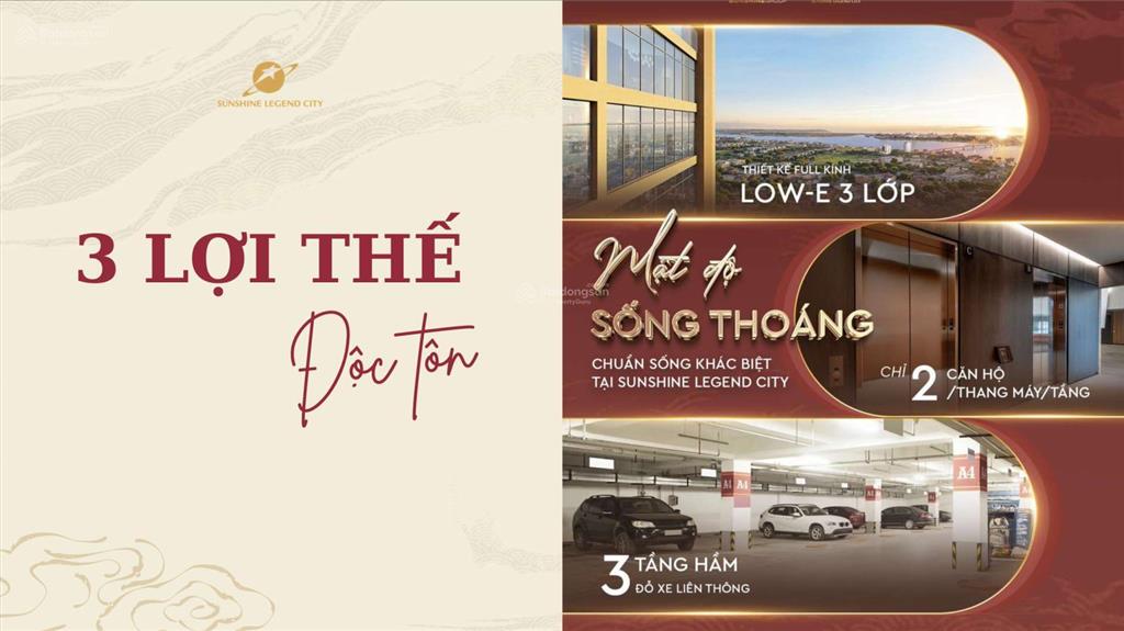 Studio giá chỉ 1,715 tỷ tại sunshine legend city, cơ hội đầu tư hiếm có