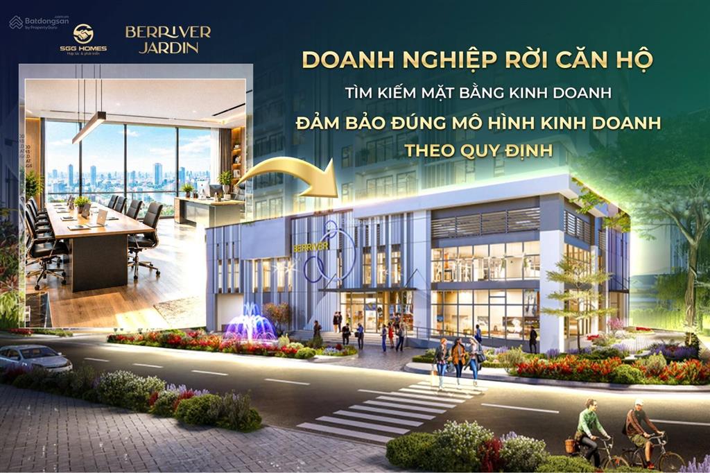 Shop khối đế berriver jardin 120,99m | căn góc đẹp | giá chỉ 9,737 tỷ