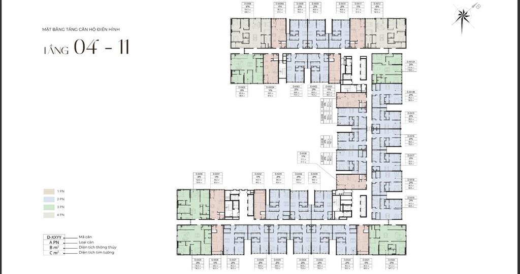 Căn 4 phòng ngủ d. diamant bleu chỉ từ 89 triệu/m2