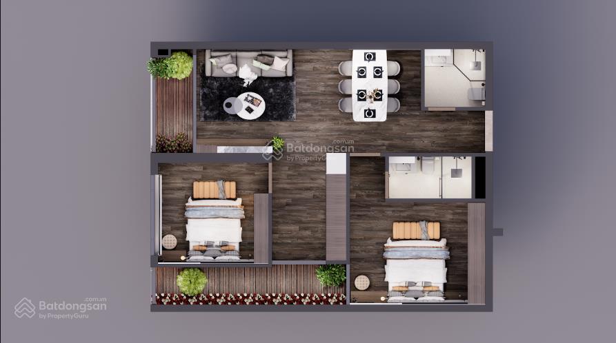 Ruby park phúc lợi căn 2 phòng ngủ 71,3m giá chỉ 4 tỷ