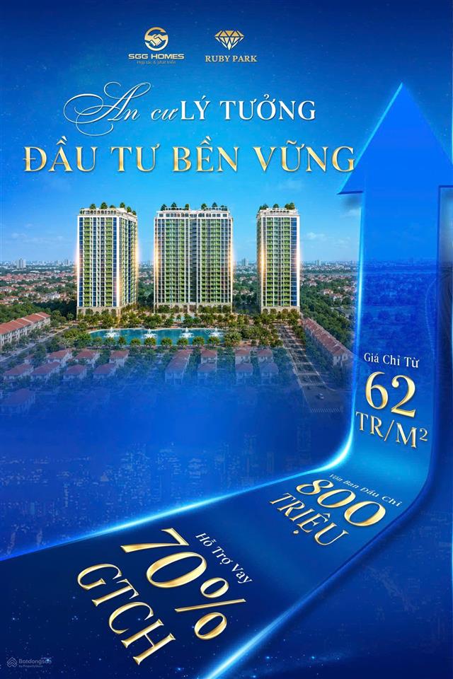 Ruby park phúc lợi căn hộ 3pn 87m2 giá 5,650 tỷ