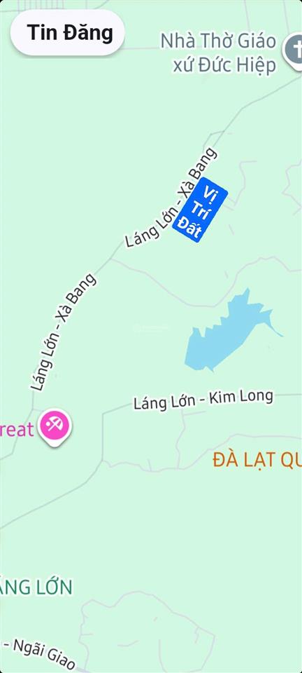 Cần bán lô đất mặt tiền đường láng lớn  xà bang