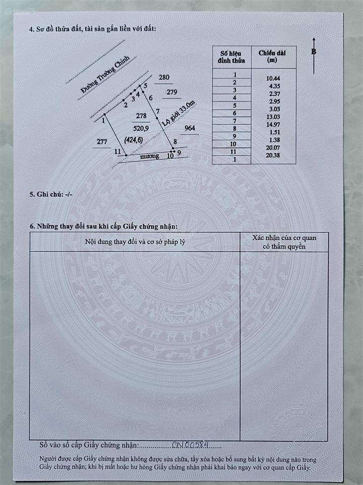 Bán đất tại quốc lộ 1a, trường chinh, 5,55 tỷ, 663m2, mặt tiền 20m, pháp lý đầy đủ
