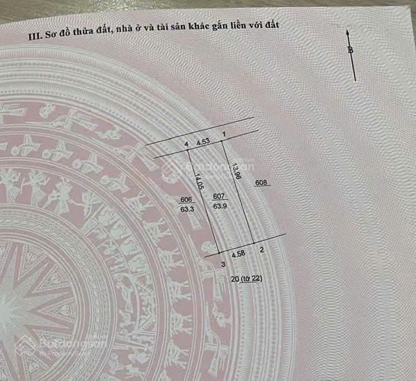 Bán mảnh đất cuối đường nguyễn trực kéo dài, gần chợ đầu mối phía nam hà nội 64m2, mt 4,53m2