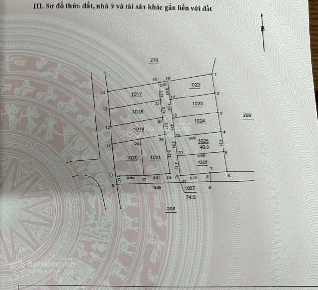 Bán nhanh mảnh đất 40m2, 150m ra mặt ql 21b vuông vắn, kích cỡ đẹp, ô tô cách 20m