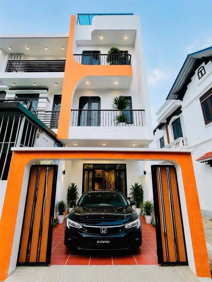 Nhà lô góc 2 thoáng+đường thông ô tô, xây độc lập+hiện đại gần đh sư phạm tdtt~68m2,4 tầng/ảnh thật