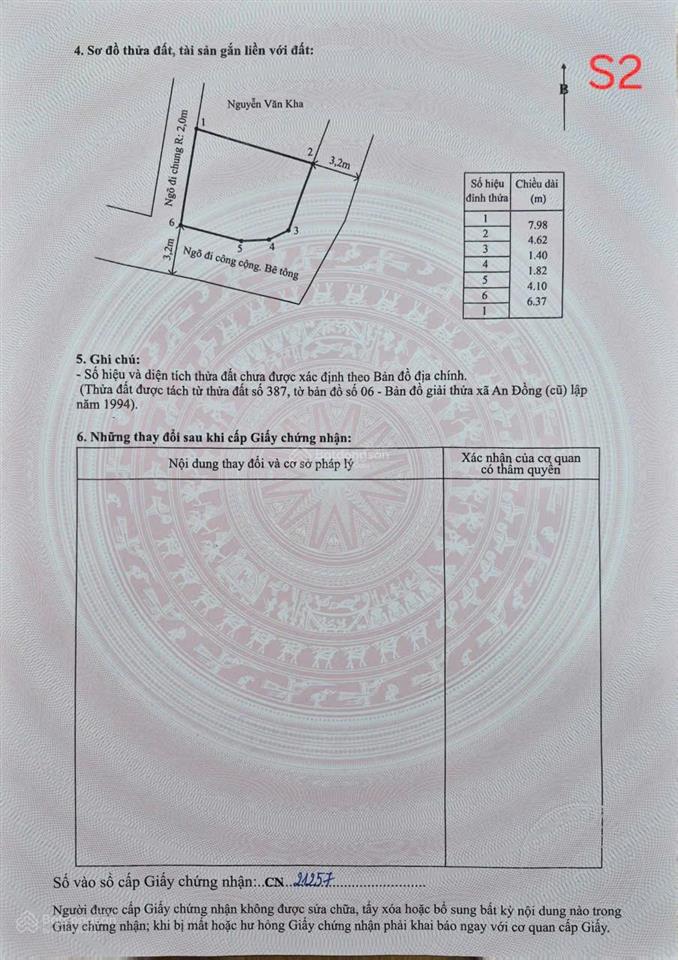 Bán lô góc tại văn cũ, an đồng, an dương cũ 1,55 tỷ
